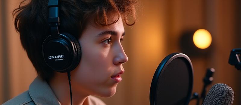 Independent podcasters recording